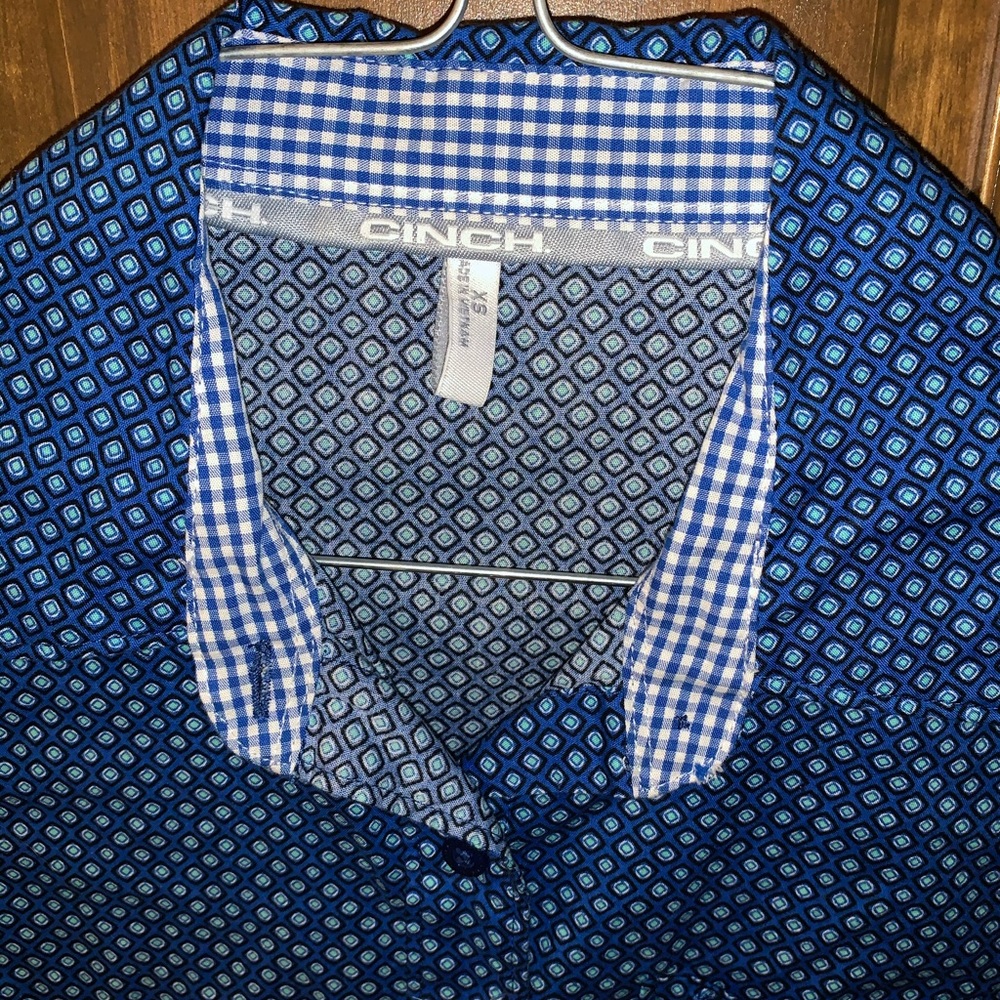Cinch show shirt/ button up